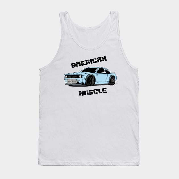 American Muscle The Challenger Tank Top by FungibleDesign